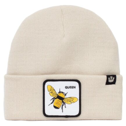 Buzzed Beanie Hat in White, Queen Bee Goorin Bros.